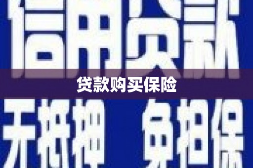 邹平贷款购买保险