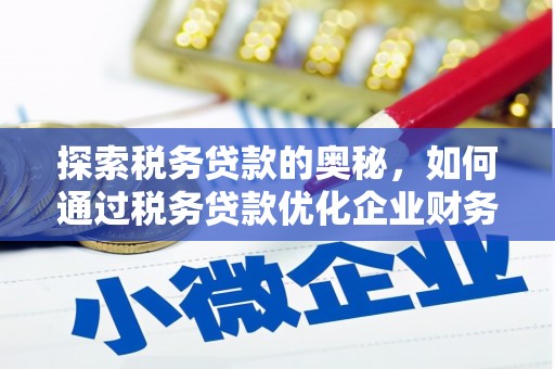 邹平探索税务贷款的奥秘，如何通过税务贷款优化企业财务