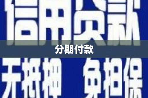 邹平分期付款