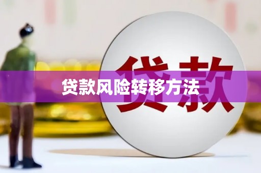 邹平贷款风险转移方法