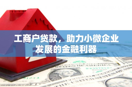 邹平工商户贷款，助力小微企业发展的金融利器