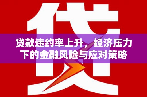 邹平贷款违约率上升，经济压力下的金融风险与应对策略