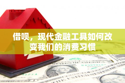 邹平借呗，现代金融工具如何改变我们的消费习惯