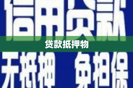 邹平贷款抵押物