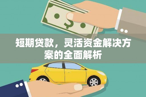 邹平短期贷款，灵活资金解决方案的全面解析