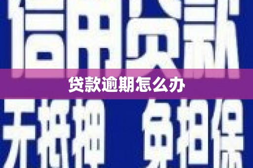 邹平贷款逾期怎么办