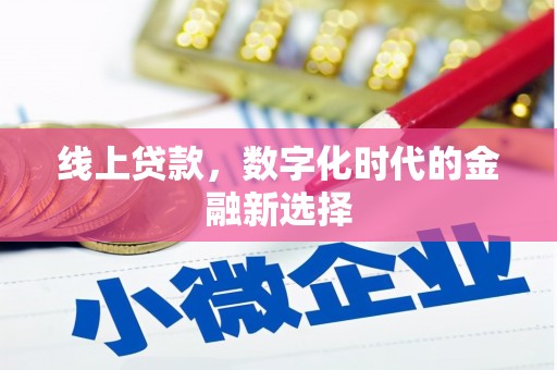 邹平线上贷款，数字化时代的金融新选择