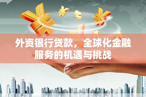 邹平外资银行贷款，全球化金融服务的机遇与挑战